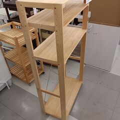 ★リユースのサカイ千葉中央店★期間限定割引有  ウッドラック  H121×D30×W62 クリーニング済み TC3956の画像