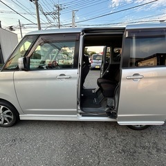 🉐日産ルークス❣️車検２年❣️自動スライドドア❣️フルセグTV❣️DVD観賞❣️ETC❣️エアコンバリ効き‼️絶好調❣️タイミングチェーン❣️パールシルバー綺麗な車です‼️ライト磨き済み‼️の画像
