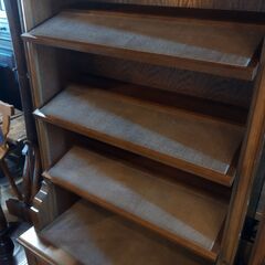 SALE！ 在庫2点 靴屋さんの木製棚 クラシックな家具 飾り棚 店舗什器　/TJ-2516 1Fの画像