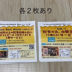 福島市内　飲食店　居酒屋　ビアガーデン　クーポン　割引クーポン券　13枚　有効期間9/24まで　※説明必読※の画像