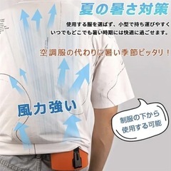 腰掛け扇風機　新品　の画像