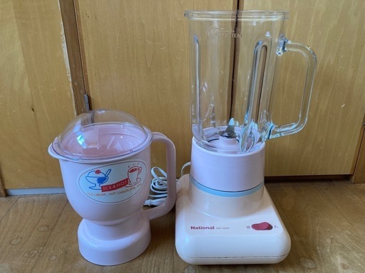 ナショナルミキサー、アイスクリームメーカー、ホットチョコレート