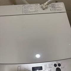 ツインバード全自動洗濯機（KWM-EC55）
の画像