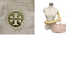 トリーバーチ Tory Burch トートバッグ ロゴ ベージュの画像