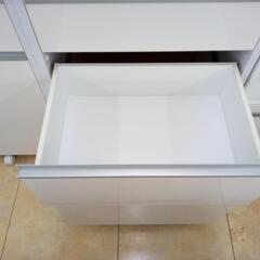 リユースのサカイ太田店★ジモティ割あり★  ミドルレンジボード 白 H85×D44×W119 クリーニング済み OJ10191の画像