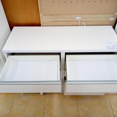 リユースのサカイ太田店★ジモティ割あり★  ミドルレンジボード 白 H85×D44×W119 クリーニング済み OJ10191の画像
