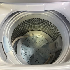 【洗濯容量4.5kg】【美品高年式】AQUA アクア 全自動洗濯機 AQW-S4P 2024年製　新品価格35000円の画像