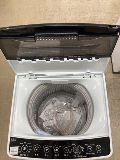 J5514　【リユースのサカイ柏店】　洗濯機　ハイアール　5.5kg洗濯機　JW-C55D　2019年製 動作確認　クリーニング済み 参考価格24,130円