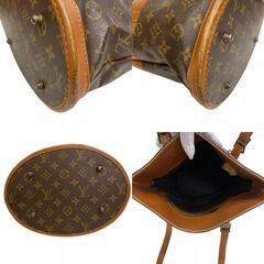 ルイヴィトン LOUIS VUITTON ショルダーバッグ モノグラム バケットPM USA限定 T42238 ブラウンの画像
