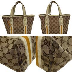 グッチ GUCCI トートバッグ シェリー 139261 ブラウンの画像