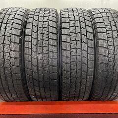 走行短め【DUNLOP WINTER MAXX WM02 165/65R15】スタッドレス【MID SCHNEIDER 15インチ 4.5J4HPCD100+43】20年製 タフト等　(STL001)の画像