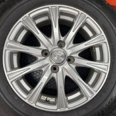 【BS BRIDGESTONE BLIZZAK VRX2 185/65R15】スタッドレス【Weds STAYER 15インチ 5.5J4HPCD100+42】23年製 バリ溝 ノート等　(STK001)の画像