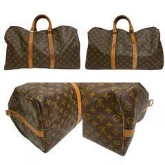 ルイヴィトン LOUIS VUITTON ボストンバッグ モノグラム キーポルバンドリエール50 M41416 ブラウンの画像