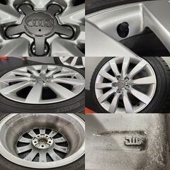 【YK ice GUARD iG50 PLUS 215/45R16】スタッドレス【audi A1 8X 純正ホイール 16インチ 7J5HPCD100+34】22年製 バリ溝　(STG019)の画像