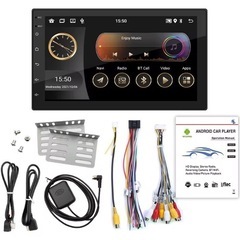 7インチ Bluetoothユニットナビ CarPlay Android Autoの画像