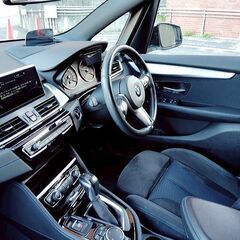車検8年10月★H27 BMW 218d アクティブツアラーMスポーツディーゼル★LEDライト,フォグ ナビ ETC 17アルミ Rカメラ パワーリアゲートの画像
