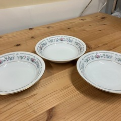 2507-636 Noritake HONEY カレー皿 3枚 バラ売り不可 キズ 汚れありの画像