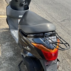 人気車両‼️レッツ5 CA47A　リアキャリア付き❗️シート破れ無し‼️の画像