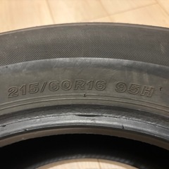 至急！中古タイヤ1本 215/60/16 の画像
