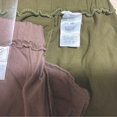 【美品★良品】90〜100㎝ボトムス3本　ユニセックス男女兼用ジェンダーレスの画像