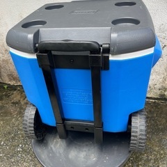美品‼️US🇺🇸Coleman保冷力3日ホイールクーラーキャンプアウトドアBBQビーチパーティ42L45QT🍉プロフ必読 の画像
