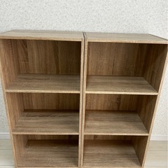 カラーボックス2つ　　の画像