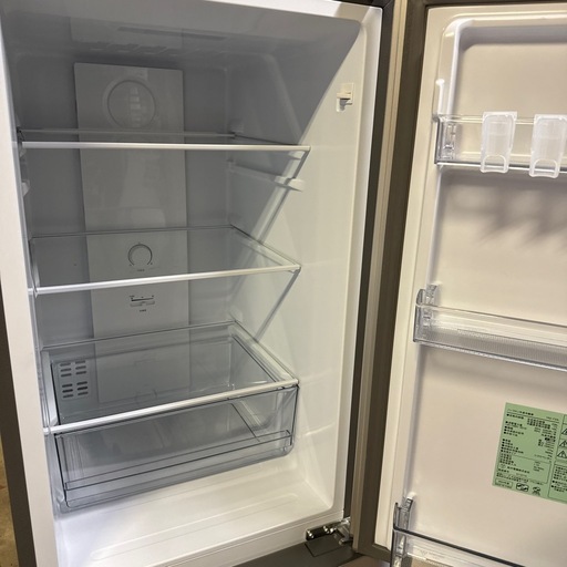 【226L】ヤマダオリジナル　REFAGE 226L 2ドア 冷凍冷蔵庫　YRZ-F23L　2024年製　新品価格78000円