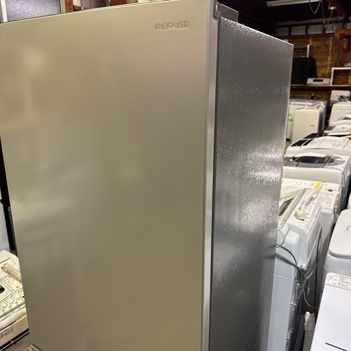 【226L】ヤマダオリジナル　REFAGE 226L 2ドア 冷凍冷蔵庫　YRZ-F23L　2024年製　新品価格78000円