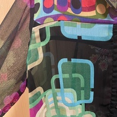 デシグアル　柄シャツ　シアーの画像