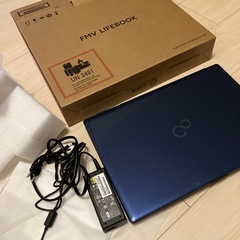 【8/5まで！ほぼ新品!】初期化済/富士通ノートPC/Windows10の画像
