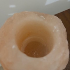 ヒマラヤ岩塩　キャンドルホルダー　 ピンク 　キャンドル37個付きの画像
