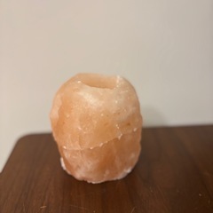 ヒマラヤ岩塩　キャンドルホルダー　 ピンク 　キャンドル37個付きの画像