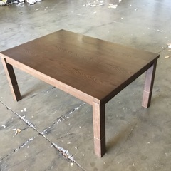 【中古】ダイニングセット（3人用／低め／イスごと入れるこたつテーブル）現地販売中！の画像