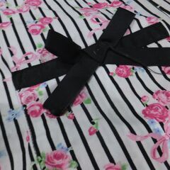 マザウェイズ★花柄エプロン＆三角巾★size１５０~１６０の画像