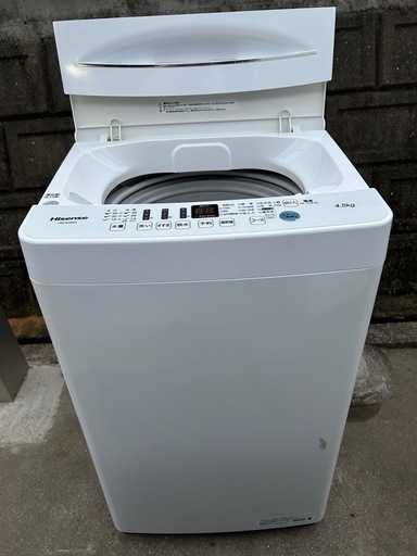 分解洗浄済み‼️ハイセンス21年製‼️4.5Kg