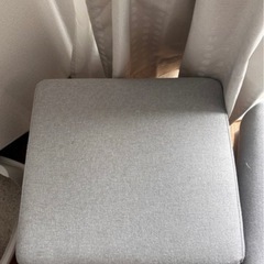【無料】ソファオットマン （グレー）の画像