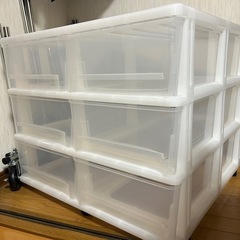 ニトリ　プラスチックチェスト　7/27まで　標茶町の画像