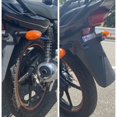 120⭐️YBR125⭐️タイヤ溝あり、外装キレイ、バッテリー充電、現状車、ヤマハ、YAMAHA、原付、バイクの画像