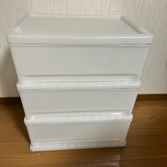 ニトリ　プラスチック３段収納　7/27まで　標茶町 の画像