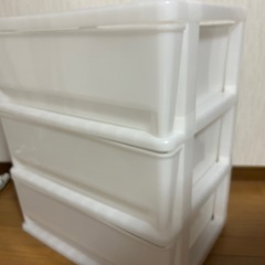 ニトリ　プラスチック３段収納　7/27まで　標茶町 の画像