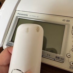 【値下げ】Panasonic 電話機　子機付き　ファックスFAXの画像