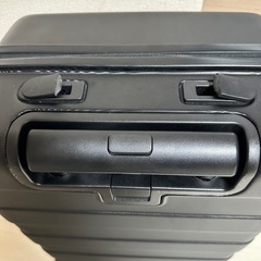 無印良品　ハードキャリー黒　訳アリの画像