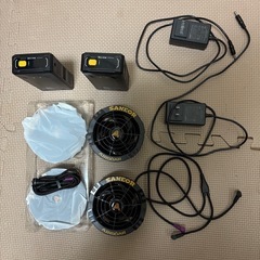 空調服用ファン、バッテリー充電器セット
の画像