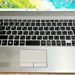 VAIO 薄型 ノートパソコン Corei5 8GB SSD Office2024 Windows11  初期設定済の画像