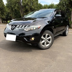 【総額33万円】車検長期ムラーノ/4WD/SUV/黒革シートの画像
