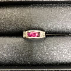 【ルビー/メレダイヤモンド付きリングをお買取しました！】