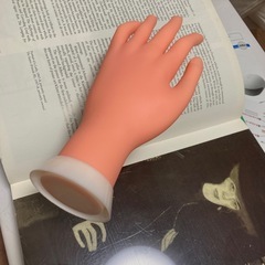 （値下げ）美品ネイルハンドくん➕固定用クリップの画像