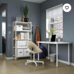 美品【大手家具IKEA 激安半額以下】人気 テーブル デスク ホワイトの画像