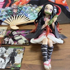 鬼滅の刃　フィギュア　扇子　のれん　コースター　マグネット　まとめ売りの画像