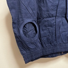 【新品未使用】空調服 ベストのみ 作業服 ネイビー 3XLの画像